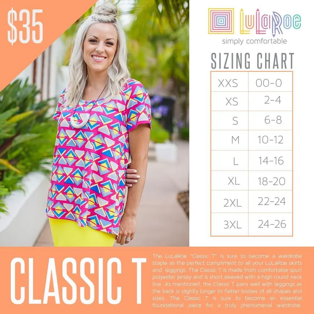 LuLaRoe Classic T NWT - Picture 3 of 3